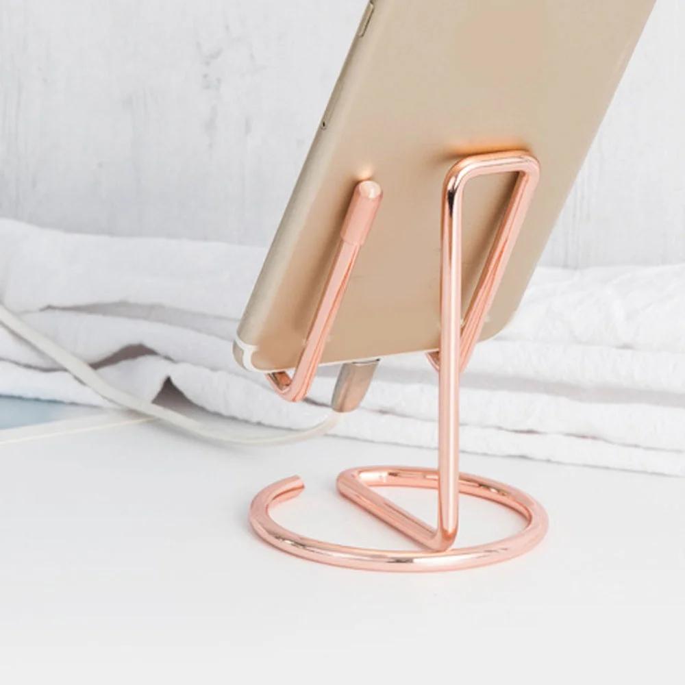 1 Pc Creative Mobile Phone Holder Decorative Desktop Storage Rack Desk Accessories