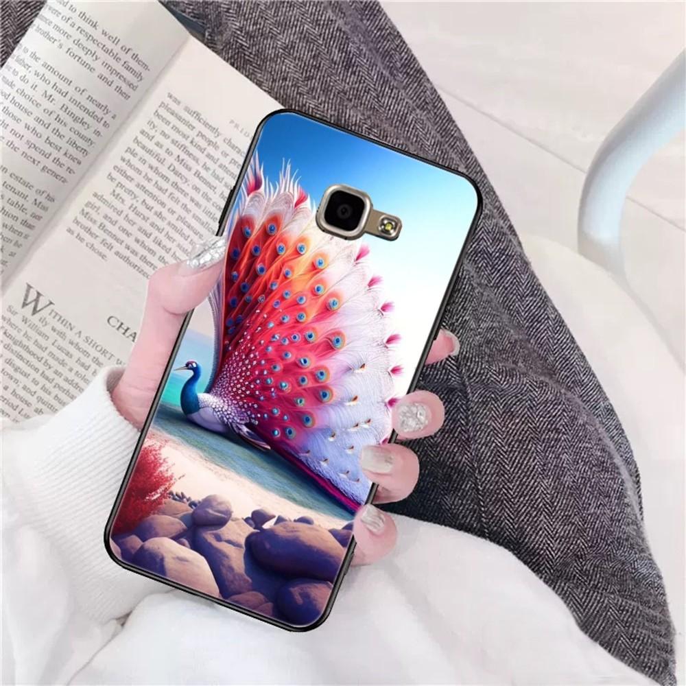 Чехол для телефона с павлиньими перьями для Samsung A 10 11 12 13 20 21 22 30 31 32 40 51 52 53 70 71 72 73 91 13 shell
