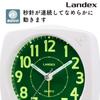 Будильник Landex с аналоговым непрерывным секундным индикатором Polestar LC Concentrating Dial White YT5220WH