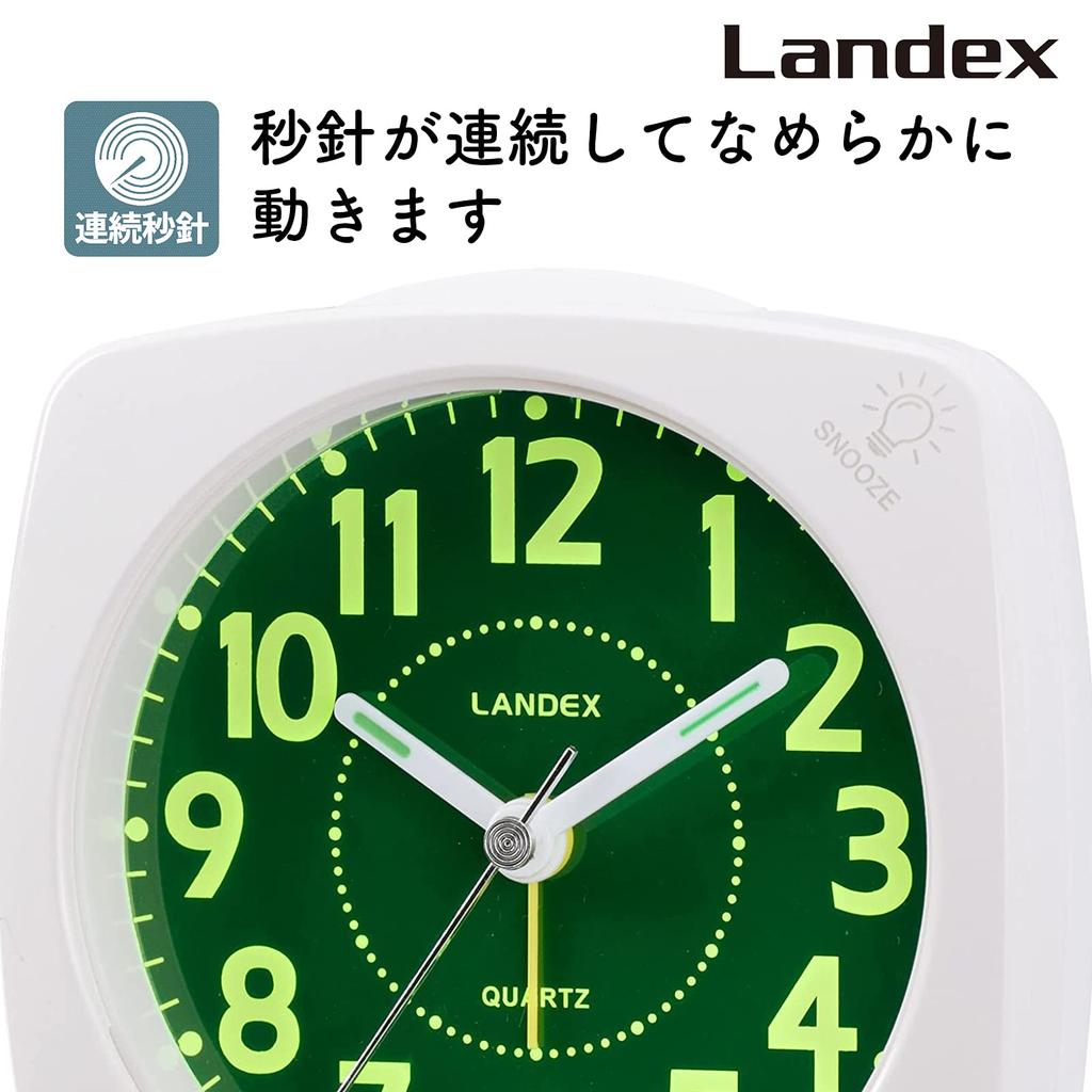 Будильник Landex с аналоговым непрерывным секундным индикатором Polestar LC Concentrating Dial White YT5220WH