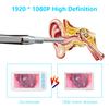 Digital Otoscope with 6 LEDs Lights 32G TFcard 3.9mmm 1080P High Definition Ear Scope Camera 4.3in IPS Screen Earwax
