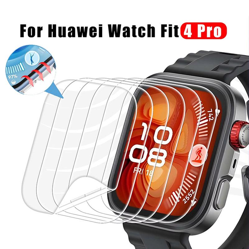 1/2 шт. Защитная пленка для экрана для Huawei Watch Fit 4, противоударное закаленное стекло, защитная мягкая TPU для Huawei Watch Fit 4 pro