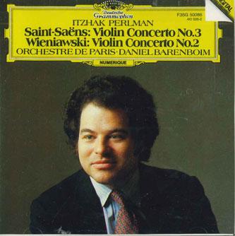 CD DANIEL BARENBOIM, PERLMAN - Saint-saens Wieniawski: Violin Conc F35G50086 POLYDOR Japan Classical Used