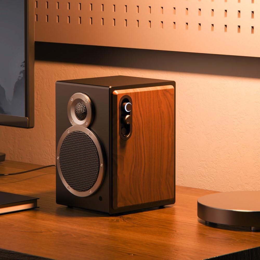 FIIO SA1 White from an Authorized Japanese Serial Number Active Speaker Desktop Bluetooth FIO-SA1-W [Shipped Retailer, Included]