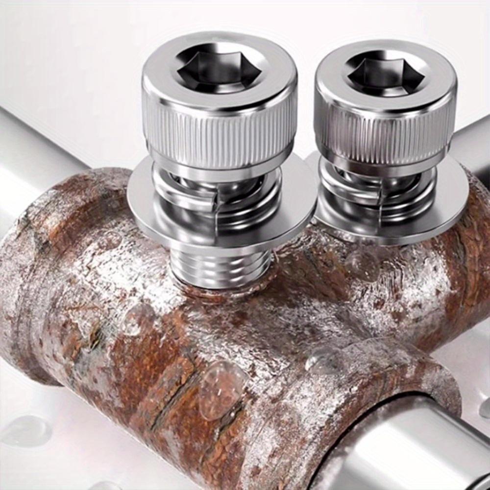 360-piece stainless steel socket head cap bolt and nut set, M4/M5, lengths 8mm, 12mm, 16mm, 20mm, for industrial equipment.