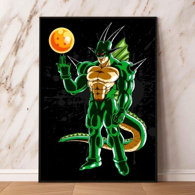 Плакаты и живопись Dragon Ball Carot Shenlong Гостиная Комикс Картина Настенное художественное украшение