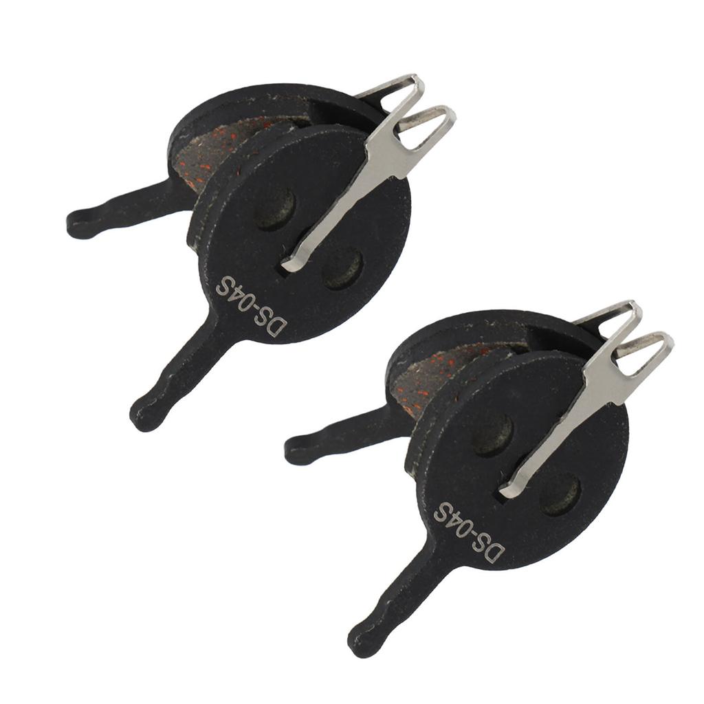 2 пары колодок для дискового тормоза горного велосипеда, полуметаллические тормозные колодки для велосипеда с пружиной, запчасти для ремонта велосипеда