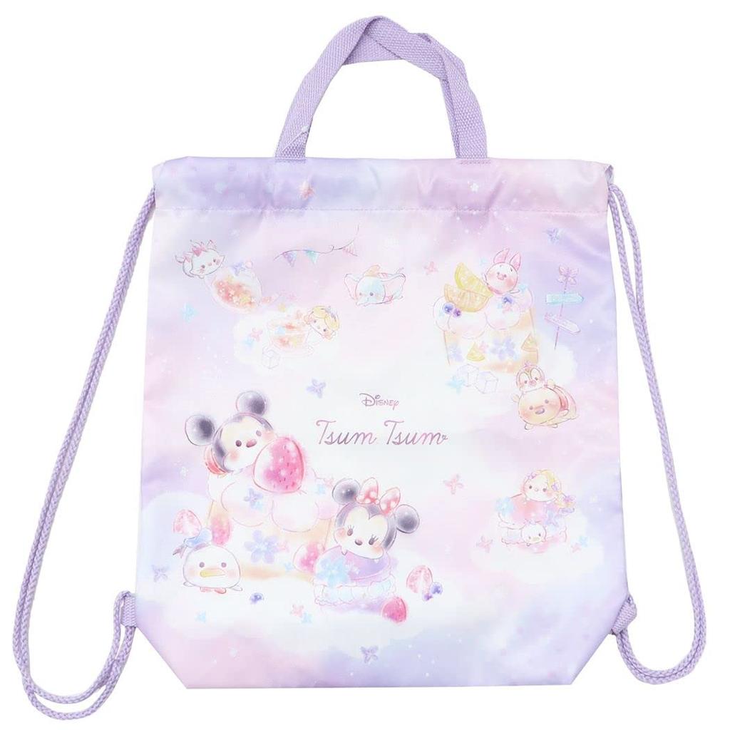 Kamio Japan Disney Tsum Tsum Gym School Disney [Knapsack] Bag/New