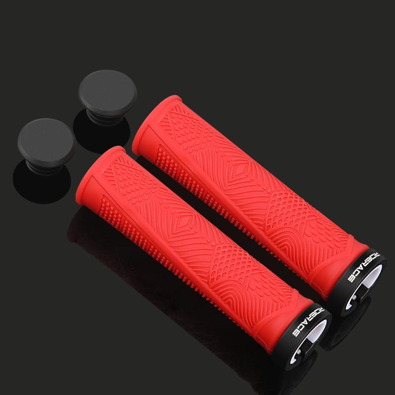 Ручки для руля велосипеда Противоскользящие амортизирующие чехлы для руля горного велосипеда Эргономичные удобные резиновые Аксессуары для велоспорта