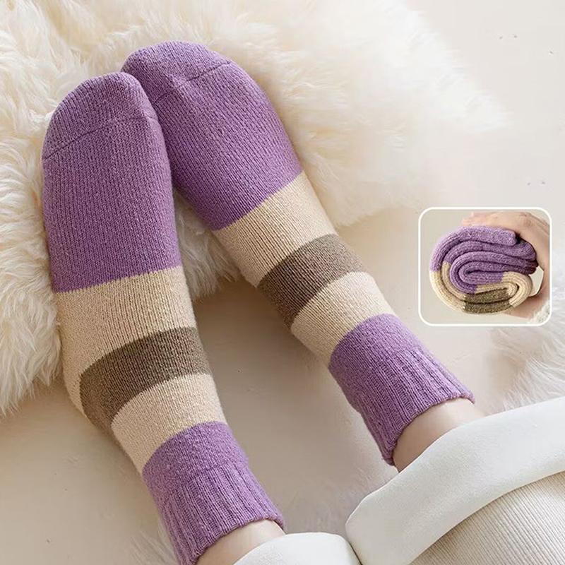 Women'S Socks Winter Warm Resistant Floor Sock Breathable Comfortable Soft Middle Sock Sleep Sox