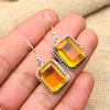 Honey Topaz Gemstone Handmade 925 Solid Sterling Silver Jewelry Earrings For Women