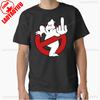 Ghostbusters Funny Logo Short Sleeve White-Black Men's / Women's T Shirt Funny Graphic T Shirts Summer Cotton Tee Tops Shirt