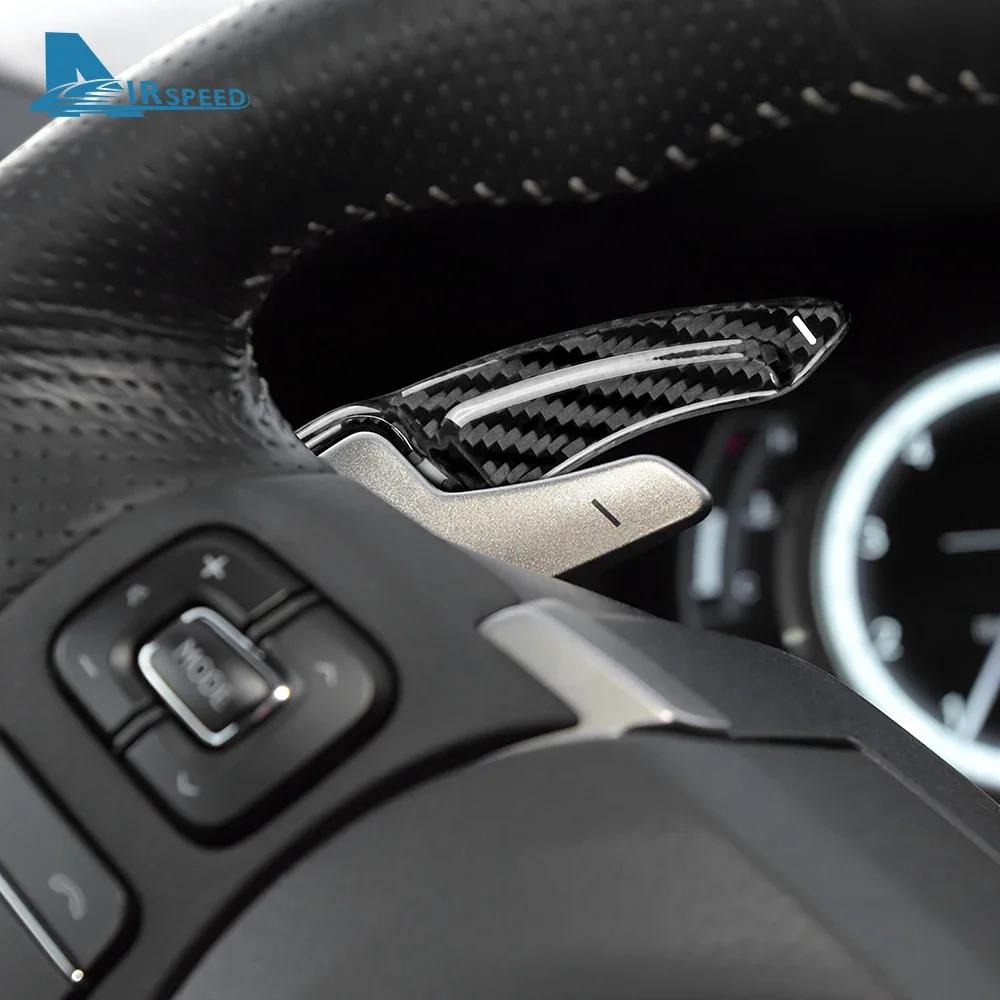 Hard Dry Carbon Fiber Steering Wheel Paddle Covers for Lexus IS 2013 2017 NX 2014 2017 RC 2014 2016 Car Accessory Sticker