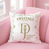 Elegant Red Twinings Cushion Cover Pillowcase Short Plush Invisible zipper Room Sofa Cushion Cover