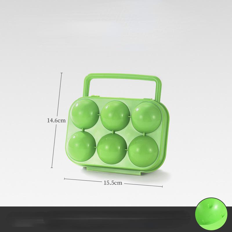 Держатель для яиц, ящик для хранения еды, держатель, контейнер, аксессуары, поставки, пластик, современный прямоугольный глянцевый 6 сеток