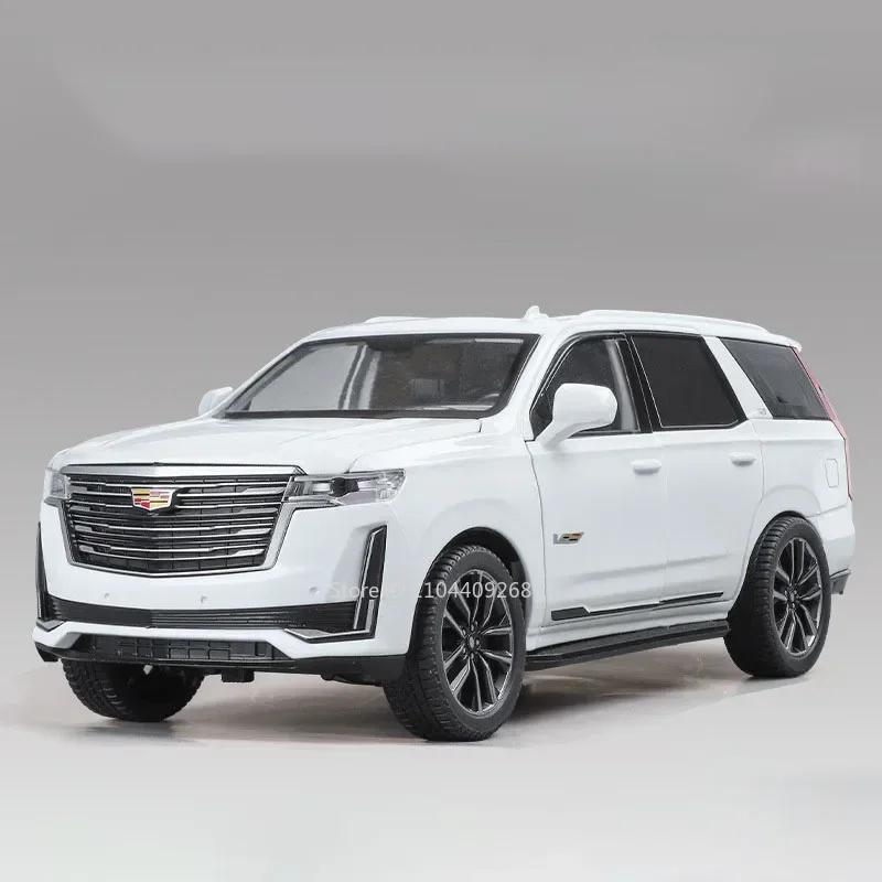 1:Масштабная модель автомобиля Escalade 1:24 Игрушка Амортизаторы Двери Открываются Литой Металл Коллекция Моделей Транспортных Средств Подарки для Детей