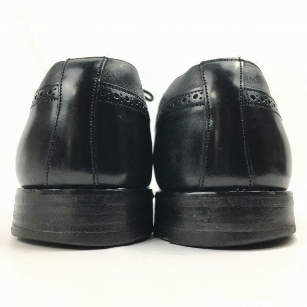 80s-90s JOSEPH CHEANEY Vintage Made in England Plain Toe Shoes Black Size 9/27.5 Men's(USED)