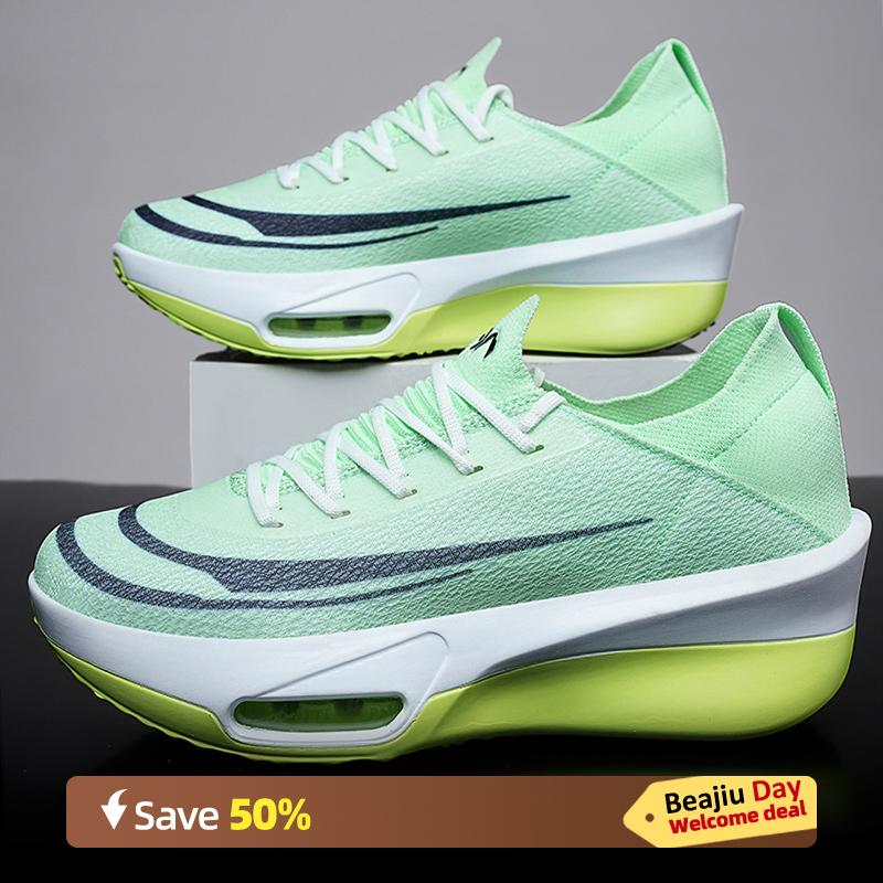 Кроссовки для бега Marathon Air Cushion для мужчин, дышащие, легкие, женские, удобные, спортивные, нескользящие, с углеродной пластиной