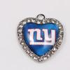 Бриллиантовый кулон NFL в форме сердца, аксессуар для изготовления украшений своими руками