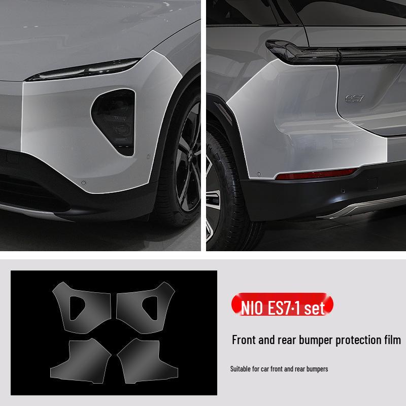 NIO ES7 Transparent TPU Protective Film for Front and Rear Bumper