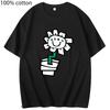 G-green Day Rock Tshirt Kerplunk Flower T-Shirts for Women/Mужчины T Shirt Rock Tees 100% Cotton Summer Clothing Unisex Y2k