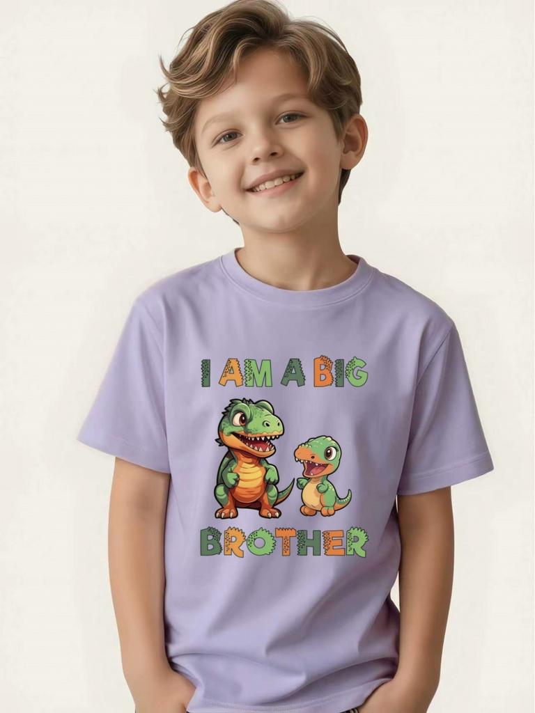 Atmospheric dinosaur boys' T-shirt summer short-sleeved children's trendy cool