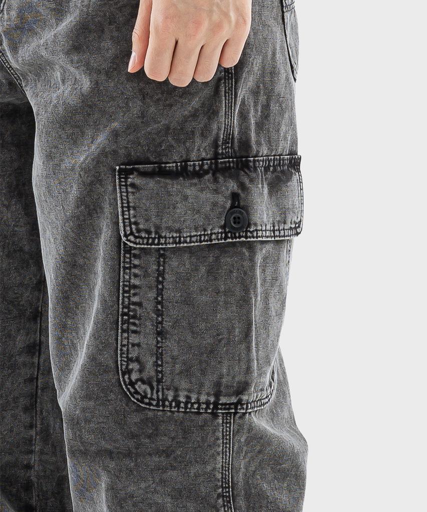 Dickies Брюки карго Newington, выстиранные, черные