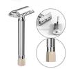 Manual Shaver for Men Adjustable Double-blade Old-fashioned Two-piece Set Detachable Blade Holder Manual Razor