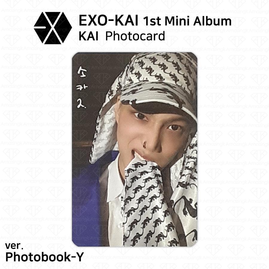 Кай из первого мини-альбома EXO Официальная фотокарточка Кая Фотокарточка K-POP KPOP