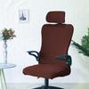 Elastic Office Chair Cover Solid Color Gaming Chair Cover New Armchair Slipcovers