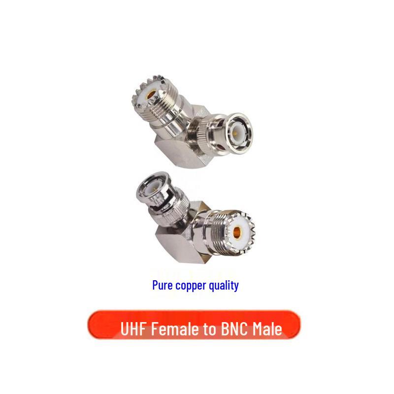 BNC Male to SMA Female RF Adapter for Walkie-talkie and Base Station Antennas