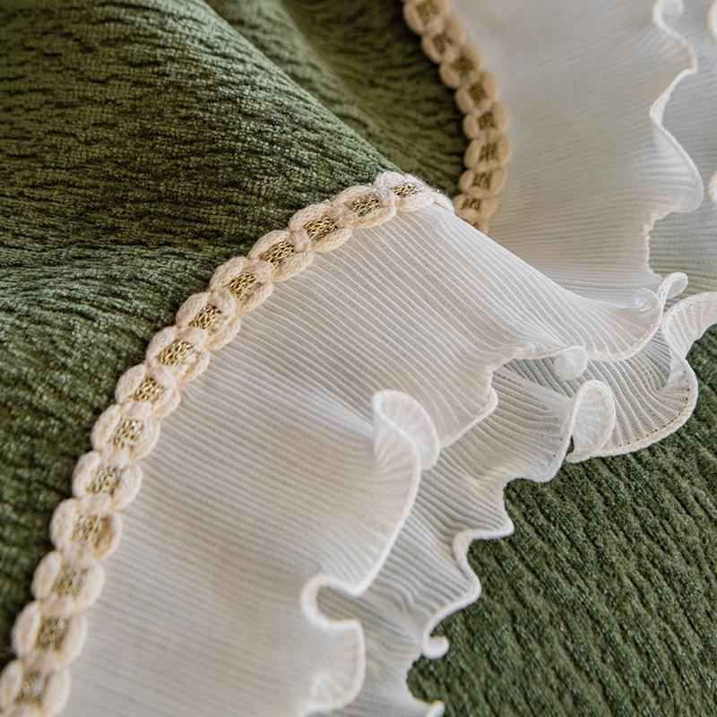 French Premium Sofa Cushion, Universal Non-Slip Sofa Cover For All Seasons, Cover Cloth, Straight Row Special-Shaped Skirt Sofa Seat Cushion