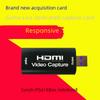 USB HDMI Capture Card 1080P 30Hz Input Live Streaming Video Converter & Switcher.