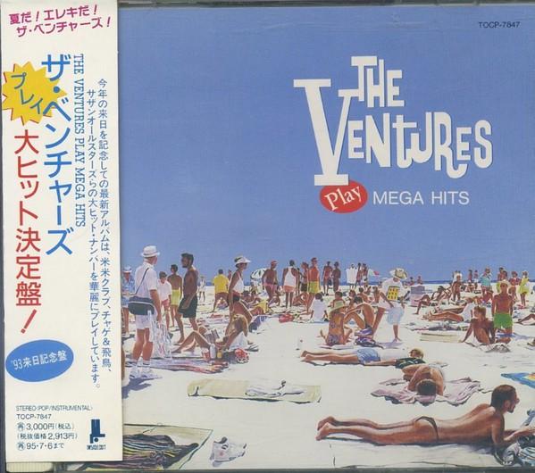 CD VENTURES Ventures Play Mega Hits TOCP7847 INSIDEOUT 1993 Япония Рок Б/у