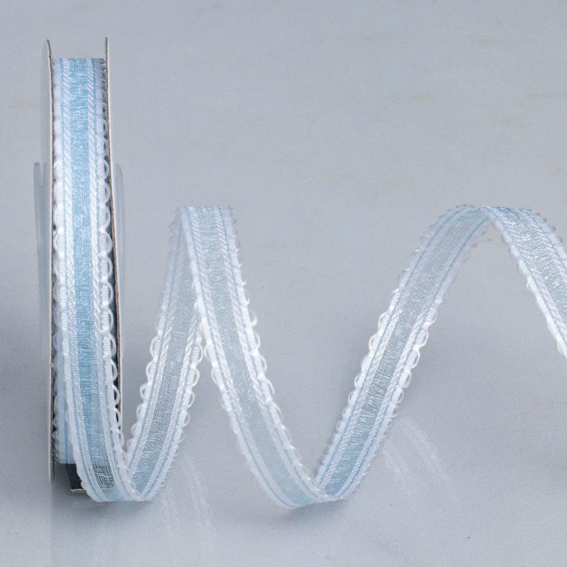 2,5 см прозрачный бутон кружева снежная марля тесьма ручной работы бант для волос головной убор аксессуары цветы упаковка декоративная лента поделки изготовление лент