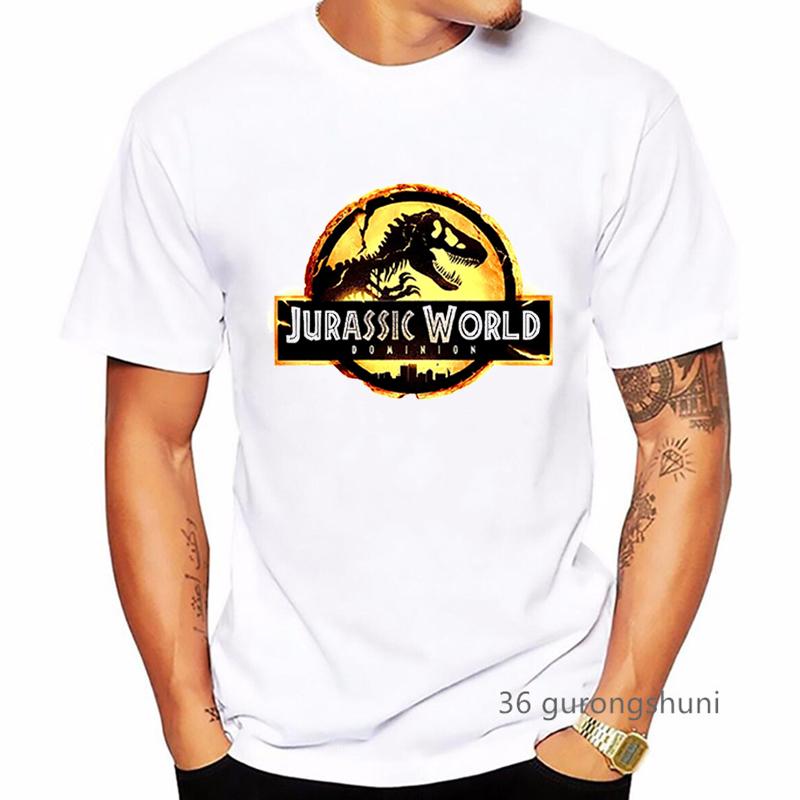 2026 Newest Movie Show Jurassic World Dominion T-Shirt Owen Grady Dinosaur Graphic Print Men Tshirt Short Sleeve tops drop shipping