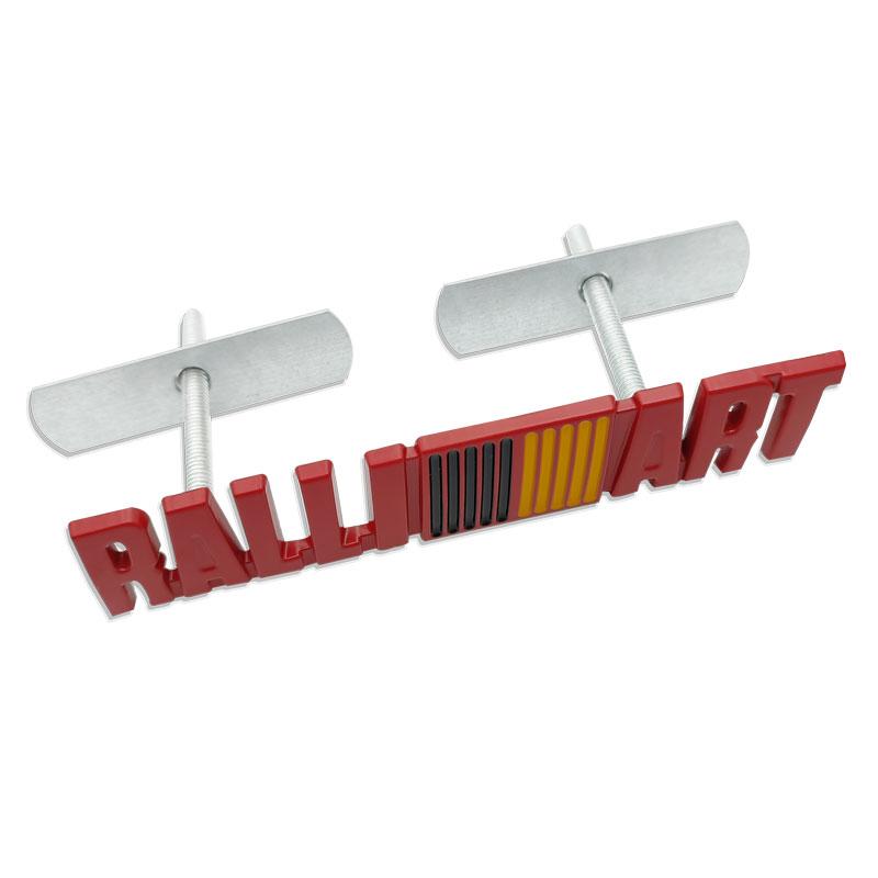 3D Metal Car Styling RalliArt Front Grille Emblem Sticker Car Trunk Badge For Mitsubishi RalliArt Lancer Ralli Art 9 10 Asx