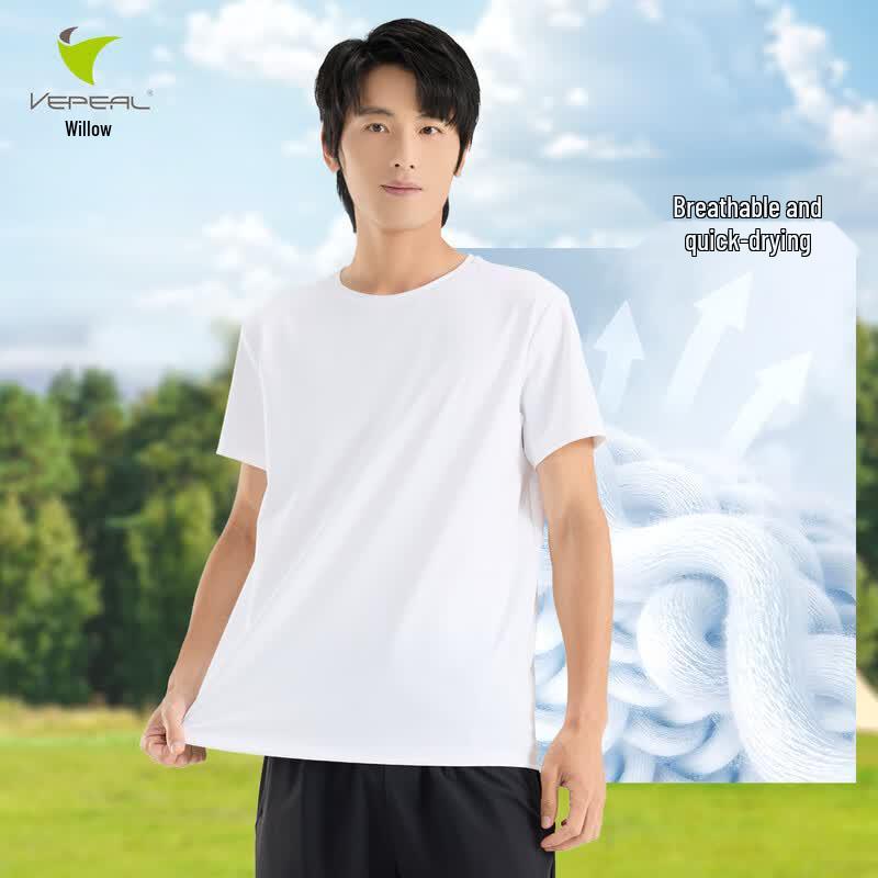 Vepeal Unisex Quick-Dry Short Sleeve T-Shirt VTX-163