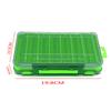 Fishing Tackle Box 14 Compartments Fishing Accessories Lure Hook Storage Case Double Sided Fishing Tool Organizer Boxes