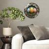 12 Inch Diameter Glass Wall Clock for Lovers of Clean, Uncluttered Aesthetics