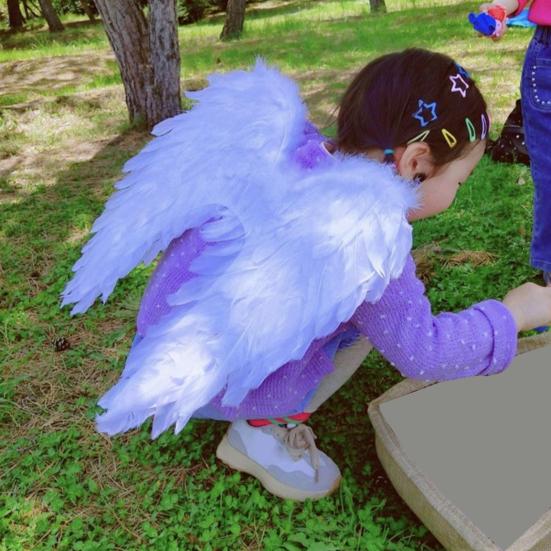 Костюм для косплея для девочек из перьев ангела и феи ручной работы для танцевальной вечеринки для взрослых
