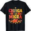 Футболка с цветами Chinga La Migra