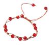 Браслет из китайского красного агата для женщин: Привлеките любовь, удачу и стиль с помощью этого универсального аксессуара с уникальным дизайном.