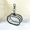 Zipper Closure Pet Food Pouch Transparent Kibble Storage Pouch Stylish Portable Feeding Bag