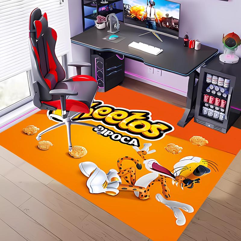 1pc CHEETOS Entrance Mat, Non-Slip Mat Area Rug,Room Decor, Outdoor Decor, Kitchen Rug,Doormat - Machine Washable, Easy to Clean
