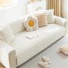 Internet Celebrity Sofa Cushion Winter Thickened Plush Cushion Non-slip Leather Sofa Cover New Style Cover Cloth Towel