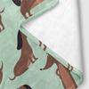 1 piece of double-sided flannel dog blanket, digital printed sofa air conditioning cover blanket for sausages, dogs, and dogs