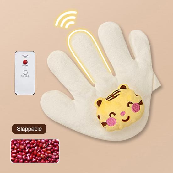 Перчатка для предотвращения испуга у ребенка, утешающая ладонь для ребенка, подушка для руки, автоматическая взбивалка для сна с красными бобами, перчатка-компаньон для ребенка из мультфильма