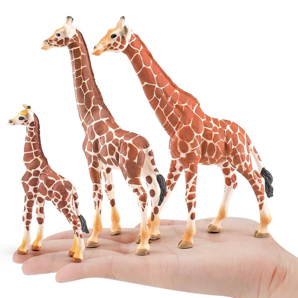 Cross-border Forest Animal Giraffe Model Desktop Decoration - Male & Female Static Ornaments & Toys