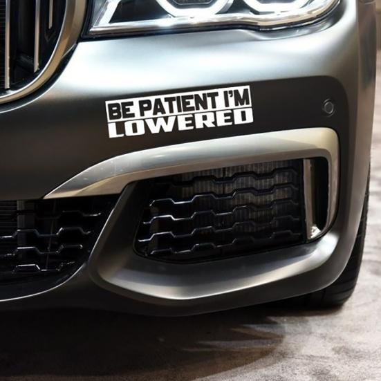 Будьте терпеливы, я опустил стикер Slammed Stance Drift, опустил забавную автомобильную наклейку